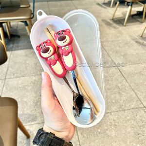 Bandai | Toy Story 5 Spoon Fork Cutlery Set Woody Buzz Lightyear Jessie Forky Alien Cartoon Character Birthday Christmas Gift For Fans