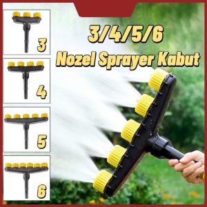 เครื่องพ่นละอองน้ำสำหรับการเกษตรแบบปรับได้3/5/6ทางเครื่องพ่นละอองน้ำขนาดใหญ่สำหรับสนามหญ้าหัวฉีดใช้ในสวนสวน