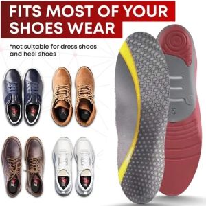 PVD 1 Pair Orthotic Insoles High Arch Support Orthopedic Flat Foot Health Sole Pad Soft Sports Insoles