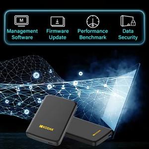 Kodak | KODAK Portable HDD 500G 1TB External Hard Drive 5Gbps High-Speed Portable Game Hard Drive for PS4/PS3/PS2/PS1/Switch
