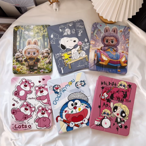 เคสไอแพดแกน Y ลายการ์ตูนมีช่องปากกา สำหรับ iPad Gen10/9/8/7/6/5 Air1/2/3/4/5 Pro 10.9/11/12.9 2018-2023