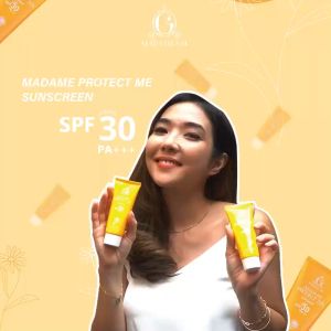 Madame Gie Madame Protect Me Sunscreen With Calendula SPF 30PA++ / SPF 50PA ++  || Madame Gie Protect Me Lets Glow Tinted Sunscreen SPF 50 PA++