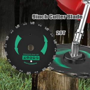 9 Inch Round Grass Cutter Blade 20T For TD40 GX35 EC04 CG411 Grass Cutter