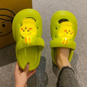 Chiikawa Glowing Clog Shoe Accessories Decorative Anime Themed Shoe Flowers Small Eight Shoe Buckle Parts And Accessories