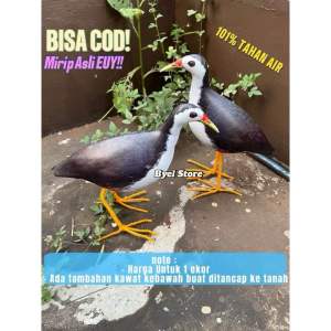 ( 1 EKOR ) Patung Ruak Ruak Kareo Sawah Mirip Asli