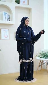 elfatma786 - Mukena Terusan Dewasa Bordir Daily Tropical Rayon Premium