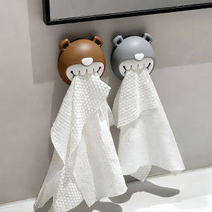 Giá Treo Khăn Mặt Tường Chống Thấm Nước Chống Ẩm Không Cần Khoan Giá Để Khăn Mới Cho Phòng Tắm Giá Để Khăn Mặt