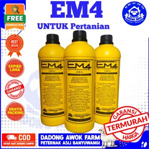 EM4 PERTANIAN - EM4 KUNING - Pengurai pupuk kompos pembuatan fermentasi - EM4 organik pertanian