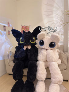 Thickened Coral Fleece Three-Layer Cotton Padded Adult Pyjamas Cartoon Print Home Clothes Womens Long Sleeve Hooded Jumpsuit