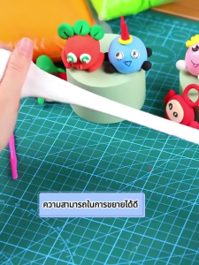 ดินเหนียวเบาพิเศษ 36 สี ความปลอดภัยจา DIYงานปั้น ดินเหนียวเบาสี ไม่ต้องอบ น้ำหนักเบา เสริมความคิดสร้างสรร