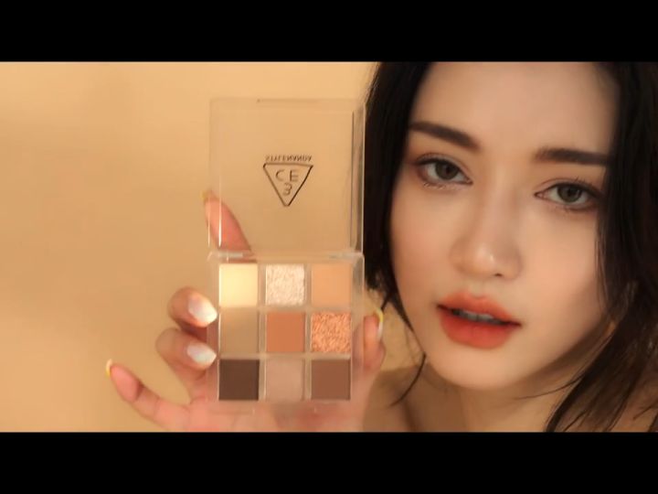 3CE Multi Eye Color Eyeshadow Palette glittery color payoff #overtake # ...