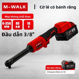 Cờ Lê Lực Điện Không Dây 18V Góc Vuông 90 Độ Lực Xoắn Cao Dùng Pin Lithium-Ion Dụng Cụ Sửa Chữa Ô Tô Tương Thích Với Pin Milwaukee