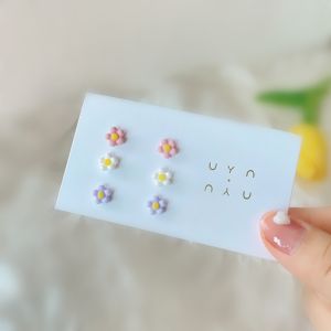Bộ 03 đôi bông tai hoa nhỏ xinh cho bạn gái