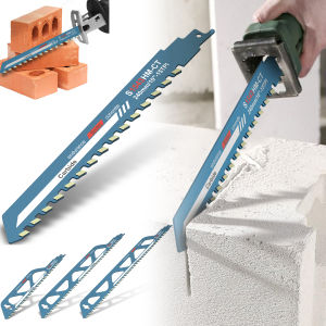 1PC Reciprocating Saw Blade - Hard Alloy Blade for Cutting Brick Wood Metal PVC Tube Porous Concrete Power Tool Accessories