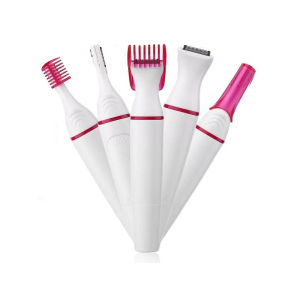 5 In 1 Electric Hair Remover Women Epilator Eyebrow Shaving Armpit Hair Clipper Body Hair Trimmer