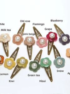 Handmade Floral Hair Clips for Girls Cute Flower Hair Accessories 3 Pack 9 Discount Home And Linen Childrens Fashion