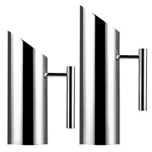 Vktech เหยือกสแตนเลส 1/2 ลิตร สำหรับน้ำผลไม้และน้ำเย็น ดีไซน์โมเดิร์น พร้อมฝาปิดกันหกและง่ายต่อการเท