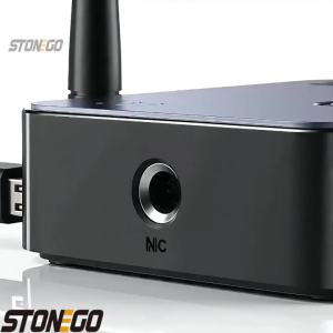 Audio Transmitter Receiver Multifunctional Audio Adapter Infrared Remote Control Bluetooth-compatible for Speaker Desktop Laptop