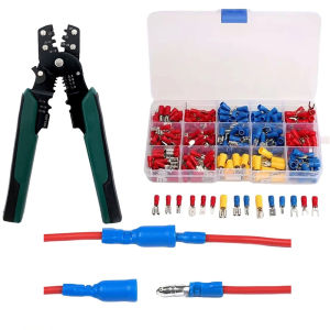 280Pcs Electrical Wire Crimp Spade Butt Ring Fork Set Ring Lugs Rolled Terminals Assorted Kit Cold Crimp Terminals
