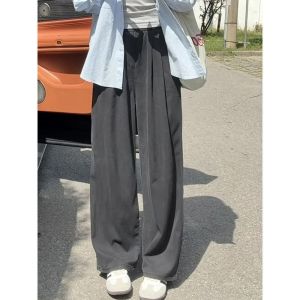 YEBO | Large Size Breathable Tencel Wide Leg Jeans Summer Lightweight Loose