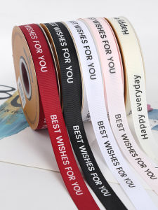 Goddess Day Small Fragrance Style English Floral Cake Bouquet Gift Box Packaging Ribbon Satin Ribbon Silk Ribbon Bow Tie