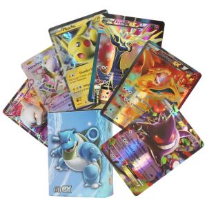 Bandai | 60/100Pcs English Pokemon Cards GX Tag Team Vmax EX Mega Shining Game Battle Carte Trading Collection Cards Toys Children Gifts
