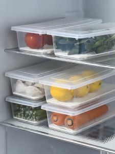 Food Fresh Storage Box Containers Kitchen Fridge Organizer Case Removable Drain Plate Tray Keimav