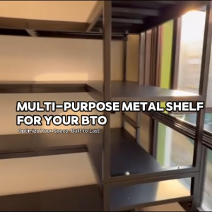 Heavy Duty Metal Rack Adjustable Storage Shelving for HDB BTO & Warehouse