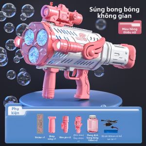 Máy tạo bong bóng cầm tay đồ chơi điện tử cho bé trai và bé gái