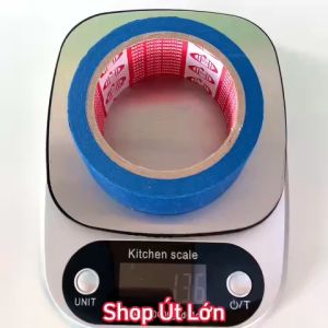 1 Cuộn băng keo giấy màu xanh dương rộng 4.5cm dài 25 mét lõi giấy 3mm giá tại xưởng