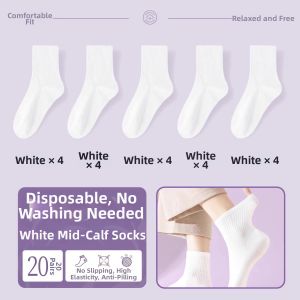 NIGESI | Odor-Resistant Disposable Travel Socks