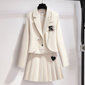 LANQIONG | British College Style Autumn JK Uniform Set