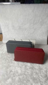 Double Zipper Large-Capacity Clutch bag Patent Leather Womens Long Wallet