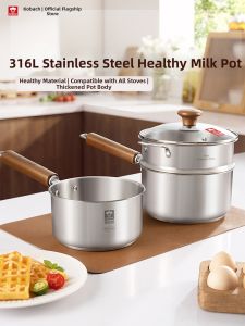 KBH | No Coating 316L Stainless Steel Baby Milk Pot