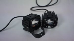 X-CASE Lampu Tembak SQL 1 Mata Driving LED Laser Lampu Sepasang Universal White Yellow Bergaransi