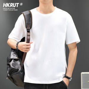 HKRUT | New Summer Fashion Pure Cotton Loose Mens T-shirt