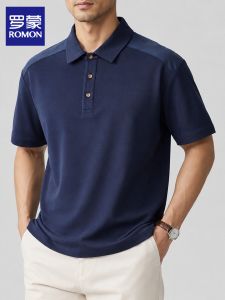 ROMON | American Retro Short Sleeve Summer Casual Polo Shirt