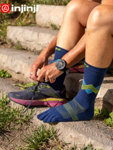 Injinji | Blister-Proof Moisture-Wicking Breathable Long Five-Finger Socks