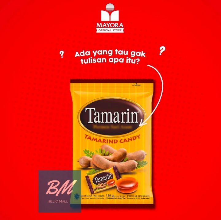 Permen Tamarin Zak 135 gr isi 50 Pcs / Tamarind Candy 50 Butir