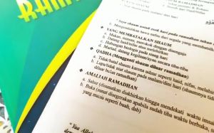 10 pcs Buku Agenda Bulan Ramadhan | Catatan Amaliah Ramadan Untuk Anak sd mi | HVS 32 Hal 16 x 21 Cm