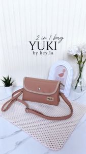 YUKI 2 IN 1 BAG TERBARU BY KEY.LA WATERPROOF BISA COD