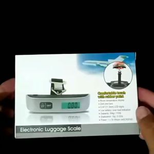 DaVita Portable Luggage Weight Scale Pocket Electronic Scale Suitcase Travel Luggage Bag Electronic Scales Digital Trunk Weight Tool