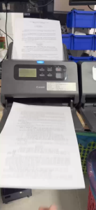 Máy Scan tốc độ cao Canon DR260 nguyên tem hãng + sạc và nguồn chính hãng bảo hành 06 tháng tại Đà Nẵng