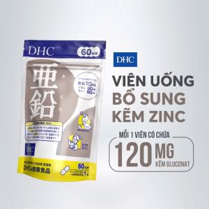 Viên Uống Bổ Sung Kẽm ZinC DHC Tăng Cường Sức Khỏe Gói 60 Viên (60 ngày)