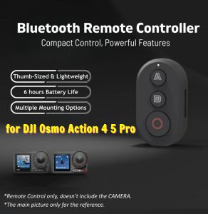 For Insta360 X4 Air/X5/X4/X3/Go 3s/Ace Pro2/DJI Osmo 360/Action 6/5 Pro/4 Mini Remote Bluetooth Controller 25m Control 6 Hours Power Life Accessory