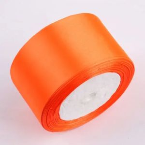 Cuộn Ruy Băng Satin Lụa 25 Thước Rộng 6mm-50mm Chất Liệu Grosgrain Dùng Làm Đồ Thủ Công Nơ Quà Tặng Tự Làm Gói Quà Trang Trí Tiệc Cưới