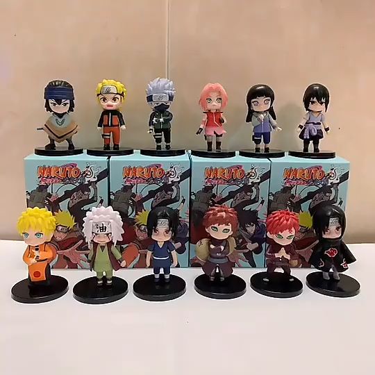 action figure koleksi Naruto shippuden 14 Naruto Sasuke Itachi