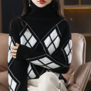 High-necked Woolen Thicker Sweater