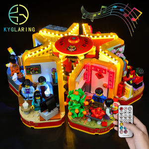 Kyglaring LED Toy Light for Lego 80108 New Year Custom Six Customs Wind Series Display Box Toy Building Blocks Light