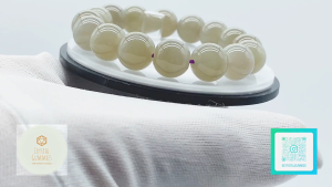 SG LOCAL - Authentic Natural Smoke Purple Hetian Jade Bracelet 和田玉烟紫手串